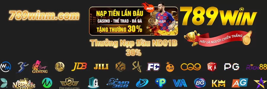 789WIN111 Thưởng Nạp Đầu ND01B